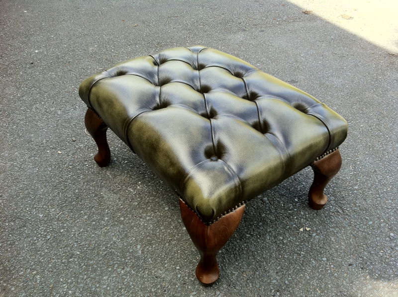 Chesterfield Queen Anne Footstool
