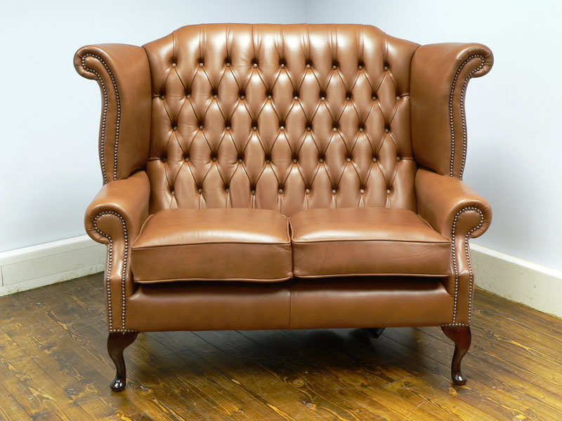 Chesterfield Scroll Wing Chair