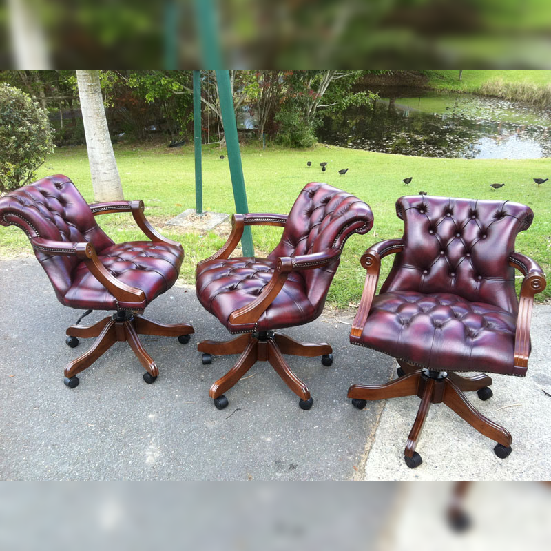 Chesterfield Admiral Swivel Chair Churchill Chesterfields