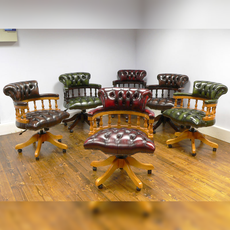 Chesterfield Captain Swivel Chair Churchill Chesterfields